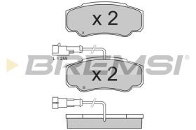 BREMSI BP3357 - B. PADS NISSAN