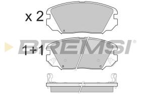 BREMSI BP3401 - B. PADS KIA, HYUNDAI