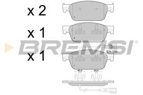 BREMSI BP3478 - B. PADS VW