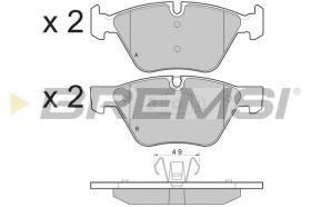 BREMSI BP3479 - B. PADS BMW, JAGUAR