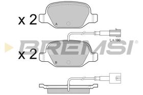 BREMSI BP3489 - B. PADS FIAT, ABARTH
