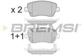 BREMSI BP3495 - B. PADS NISSAN