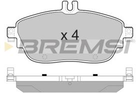 BREMSI BP3496 - B. PADS MERCEDES-BENZ, INFINITI