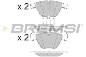 BREMSI BP3500 - B. PADS BMW