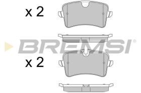 BREMSI BP3502 - B. PADS AUDI