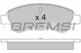 BREMSI BP3504 - B. PADS CITROEN