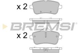 BREMSI BP3538 - B. PADS MERCEDES-BENZ