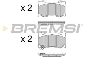 BREMSI BP3540 - B. PADS NISSAN, INFINITI