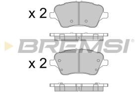 BREMSI BP3545 - B. PADS FORD