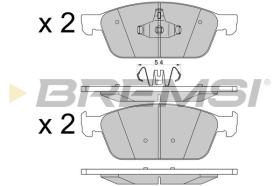 BREMSI BP3546 - B. PADS FORD
