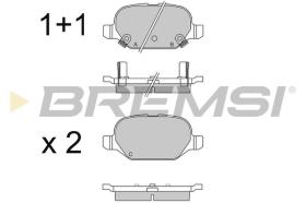 BREMSI BP3550 - B. PADS FIAT