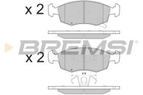 BREMSI BP3553 - B. PADS FIAT