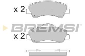 BREMSI BP3559 - B. PADS PEUGEOT, CITROEN