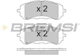 BREMSI BP3560 - B. PADS OPEL, PEUGEOT, CITROEN