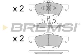 BREMSI BP3567 - B. PADS FORD, MAZDA