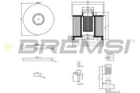 BREMSI FE0040 - FILTRO COMBUSTIBLE